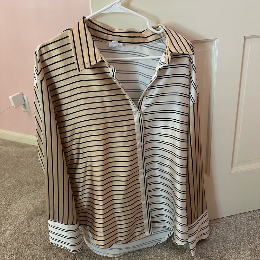 Leli’s striped work blouse